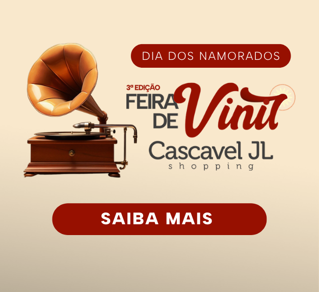 Feira do Vinil chega à 3ª edição no Cascavel JL Shopping