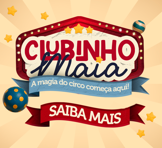 Clubinho Maia entra no clima do circo em agosto