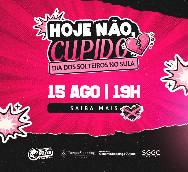 Hoje não, Cupido: Dia dos Solteiros chega ao Sula com muita música e diversão