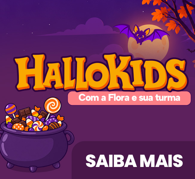 Hallokids com a Flora e sua turma