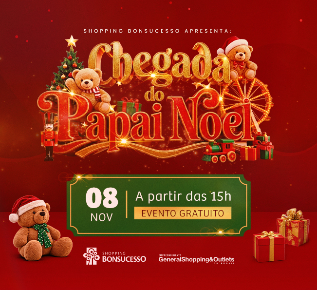 CHEGADA DO NOEL SHOPPING BONSUCESSO