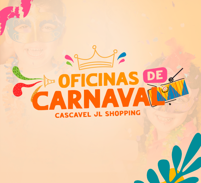 Oficinas de Carnaval: a diversão invade o shopping!