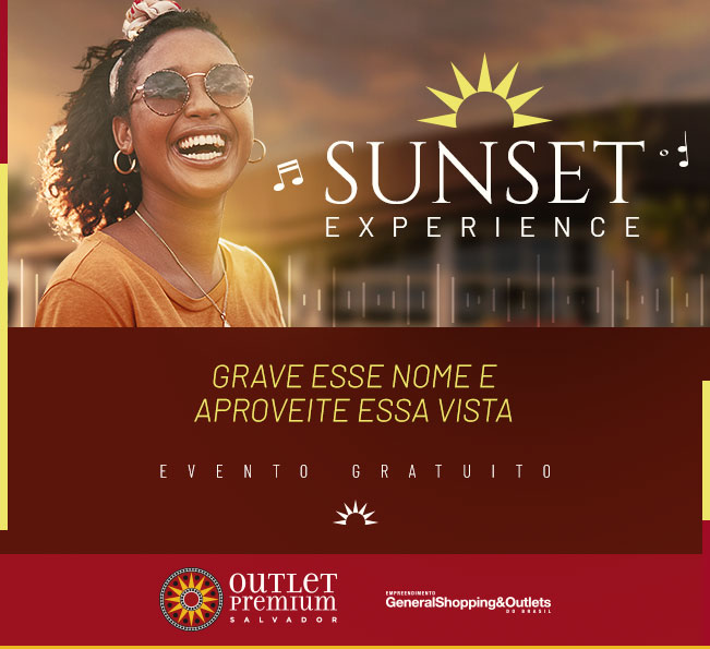 Sunset Experience: uma nova experiência a cada final de semana.