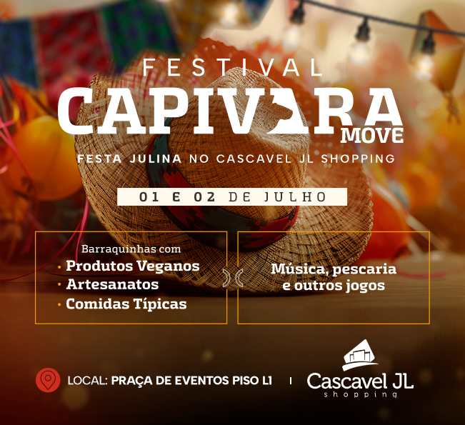 Evento de Festa Julina - Capivara Move no Cascavel JL Shopping