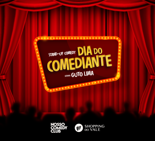 Shopping do Vale apresenta: stand-up comedy com Guto Lima