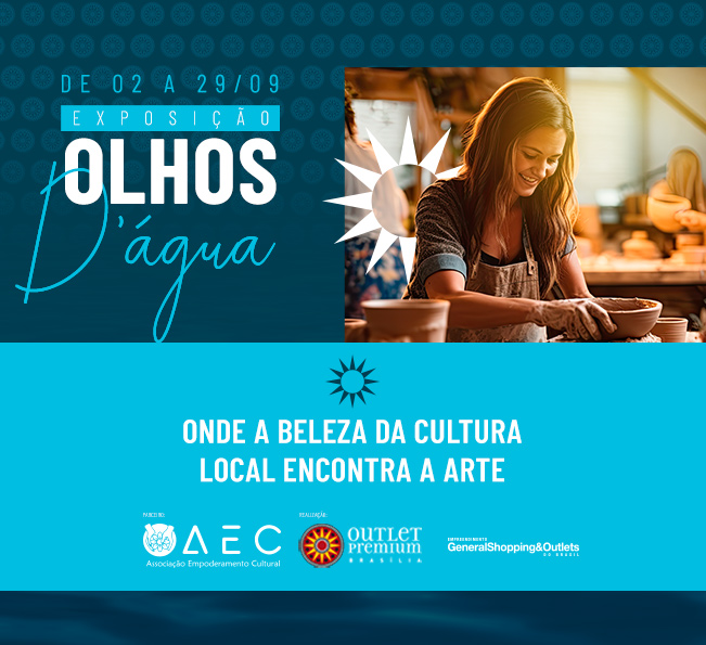 Arte e cultura local ganham vida no Outlet Premium Brasília