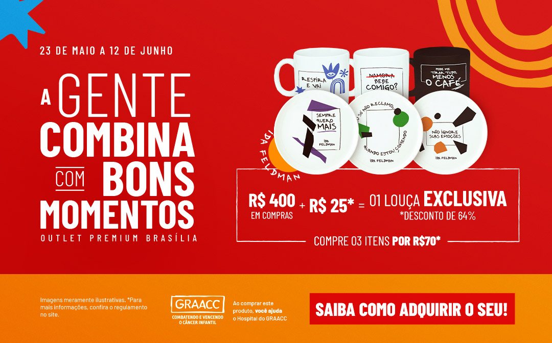 As melhores marcas nacionais e internacionais