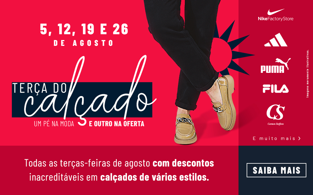 As melhores marcas nacionais e internacionais