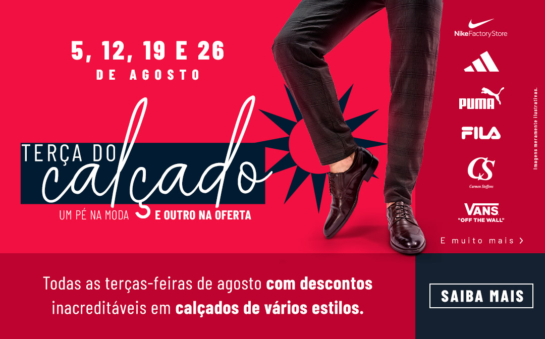 As melhores marcas nacionais e internacionais