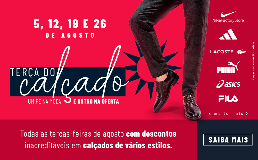 As melhores marcas nacionais e internacionais