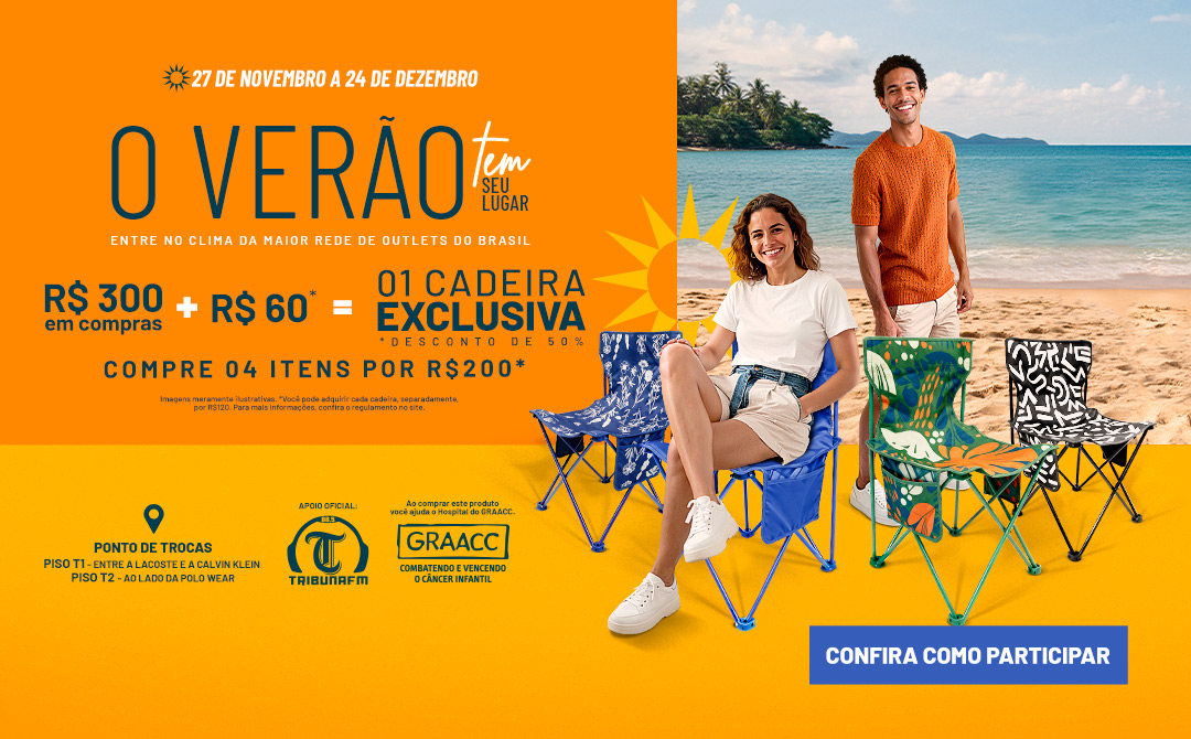 As melhores marcas nacionais e internacionais