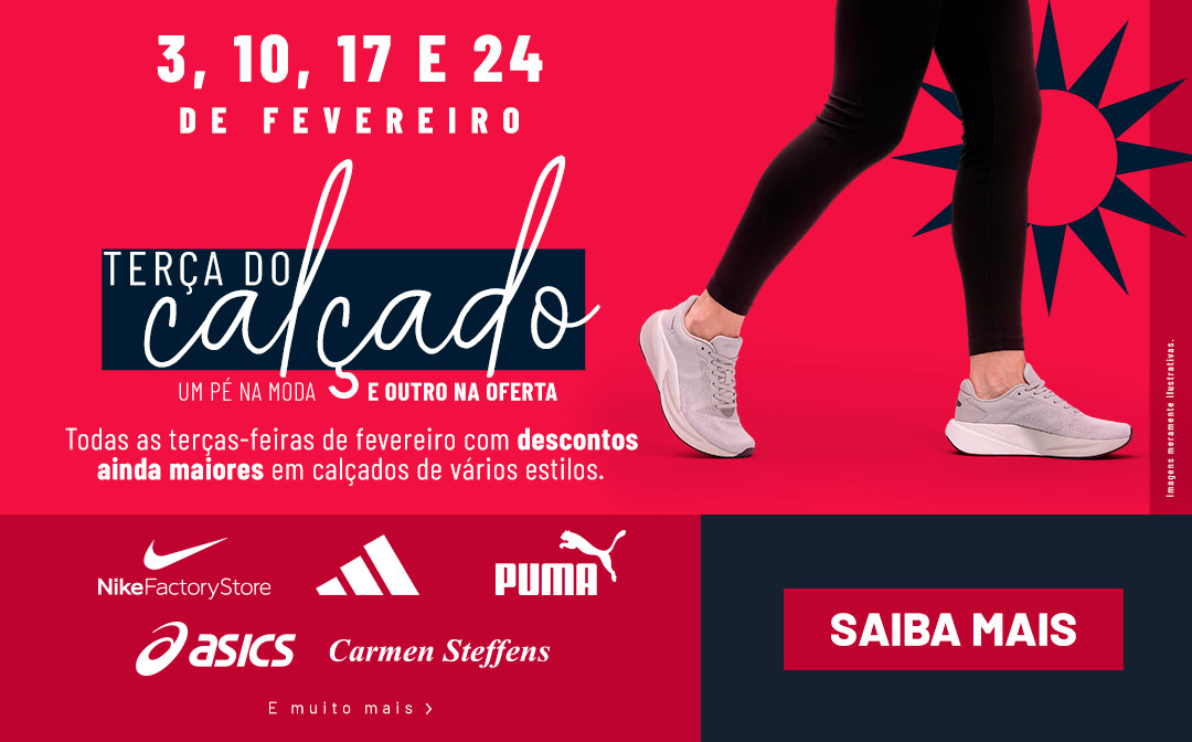 As melhores marcas nacionais e internacionais