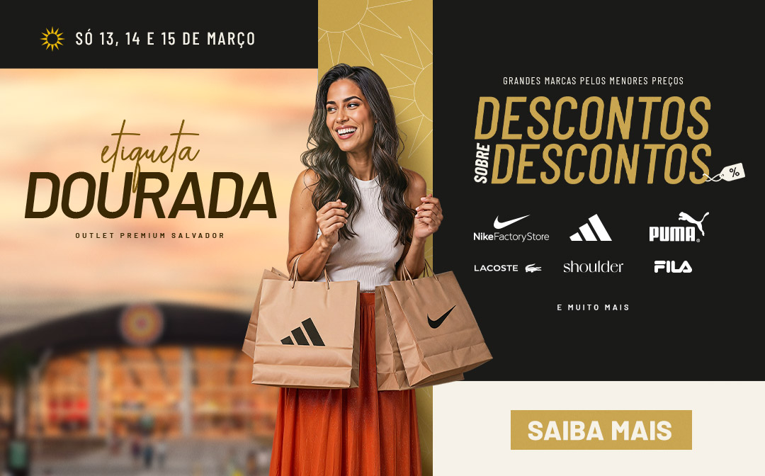 As melhores marcas nacionais e internacionais