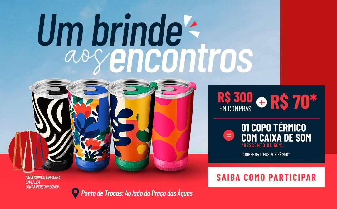 As melhores marcas nacionais e internacionais