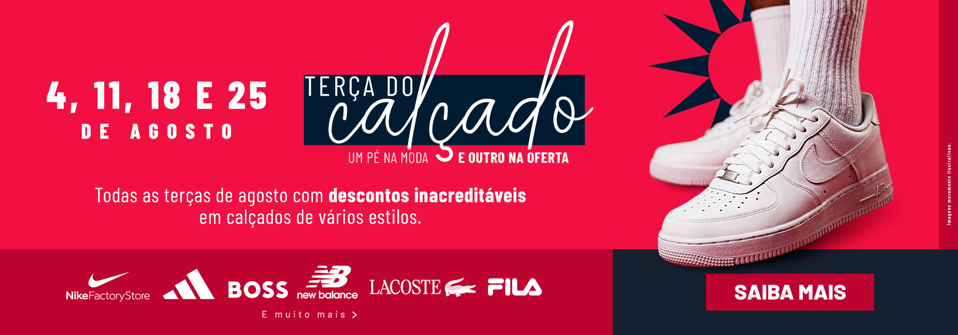 As melhores marcas nacionais e internacionais