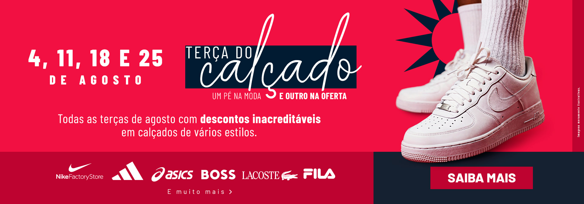As melhores marcas nacionais e internacionais