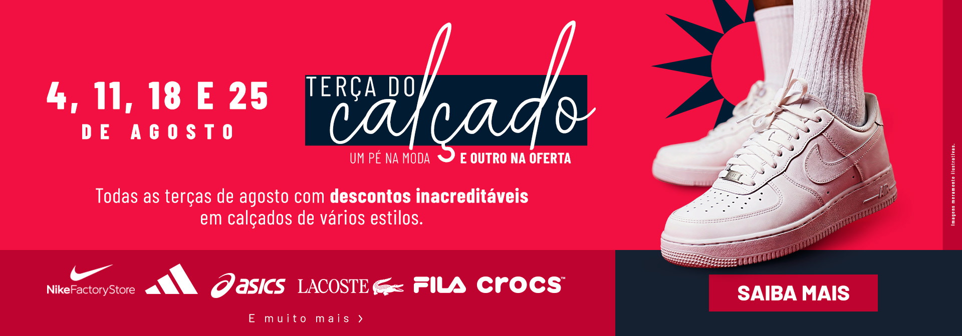 As melhores marcas nacionais e internacionais