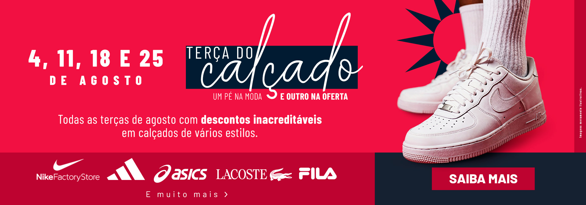 As melhores marcas nacionais e internacionais
