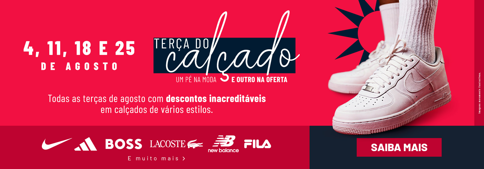 As melhores marcas nacionais e internacionais